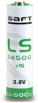 Saft LS 14500 ipari lítium ceruzaelem, AA, 3, 6 V, 2600 mAh