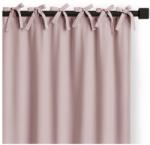 Restilo Draperie roz prăfuit dimout (semi-opacă) 140x250 cm Carli Tie - Restilo