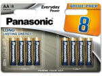 Panasonic LR6EPS/8BW Everyday Power alkáli ceruzaelem, AA, 1, 5 V