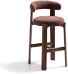 Kave Home Barna-sötét natúr színű kőrisfa bárszék (ülésmagasság 75 cm) Granite - Kave Home - bonami - 164 943 Ft