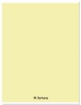 Fortuna Füzet kockás FORTUNA Monocolor A/4 32 lapos 87-32 pasztell sárga (01.08659) - tonerpiac