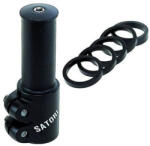 Satori 1 1/8 A-Head (28, 6 x 85 mm) kormányszár emelő, magasító, fekete