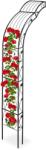 Relaxdays Arc semicircular cu trandafiri Relaxdays pentru montare pe perete (10048278)