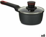 Kinvara Caserolă cu capac Kinvara Negru Metal Aluminiu Bachelită Aluminiu turnat Ø 16 cm 17, 1 x 14 x 35, 2 cm (6 Unități)