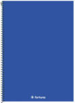 Fortuna Spirálfüzet kockás FORTUNA Monocolor A/4 70 lapos sötétkék (01.08681) - robbitairodaszer