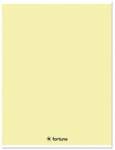 Fortuna Füzet kockás FORTUNA Monocolor A/4 32 lapos 87-32 pasztell sárga (01.08659) - robbitairodaszer