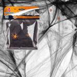  Fekete Pók Pamut Narancssárga Pókokkal (22202)