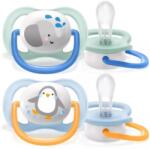 Philips Sucet Avent Ultra Air, 0-6 luni, băieți - 2 bucăți