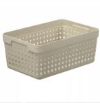 Plast Team Kosár Tároló Kosár Szervező Seoul Olíva 23, 8x15, 8x10CM (średni biurowy na kredki leki przyprawy duży)