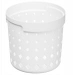 Nordic Tároló Kosár Kosár rendszerező kerek műanyag Seoul 1, 3L fehér (Seoul M okrągły)