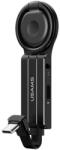 USAMS adapter AU11 2-in-1 USB-C to 3.5mm + USB-C + Ring Holder fekete SJ359TC01 (US-SJ359) (SJ359TC01)