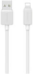 USAMS KY Series kábel US-SJ694 2.4A Lightning to USB-A 2m fehér (SJ694USB02)
