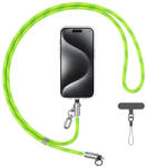 USAMS SJ746 30W USB-C to Lightning 1.2m töltőkábel nyakpánt zöld (SJ746GS04)