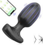 AlvUp - okos análvibrátor (fekete) - sexshopcenter