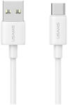 USAMS Kábel USAMS YD Series SJ708 18W 3A USB-A to USB-C 1m fehér (SJ708USB02)