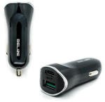 Beline 1xUSB és 1xUSB-C 5A 30W töltőfej (csak fej) fekete (CC18 without cable)