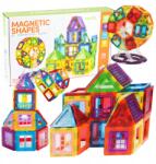 MalPlay Mágneses építőkockák, konstrukciós, oktató 3D nagy kirakó, 70 darabos (107276)