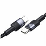 USAMS USB-C to USB-C fonott kábel készlet 30 db 3A 1, 2m SJ724ZJ01 (US-SJ724) (SJ724ZJ01)
