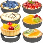 hoga Sütőforma Reszelt 12cm Bordázott Tapadásmentes Kivehető Alj 6db (HG212012)