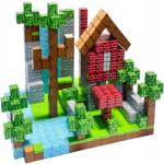 ALLNOEL Mágneses Építőkockák 501 Db-os Gyerekeknek 6 Db Pixel Figura Szett (Klocki magnetyczne sześciany 501 EL XJB124)