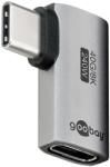 Goobay Adaptor USB-C mama - USB-C tata orizontal 90 Thunderbolt3/4 Goobay 74441 (74441) - pretexpert