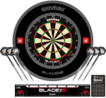 Winmau Darts tábla Winmau BLADE 6 Triple Core falvédővel és két szett nyíllal, dobóvonallal