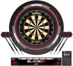 Winmau Darts tábla Winmau BLADE 6 falvédővel és két szett nyíllal, dobóvonallal