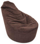 LazyBag XL beltéri LazyKord babzsákfotel - barna