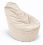 LazyBag XL beltéri LazyKord babzsákfotel - krém