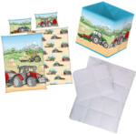  Traktoros ovis ágynemű szett szalmabála (box)