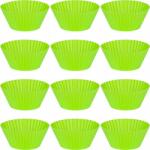 Kamaju Szilikon Muffin Formák Muffin Zöld 12 Db (AK ZESTAW KAMAJU 001)