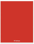 Fortuna Füzet kockás FORTUNA Monocolor A/4 32 lapos 87-32 piros (01.08661) - fotoland