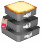 hoga 2024 Sütőforma szett szürke Négyzet 24/26/28cm 3db-os (HG2024)