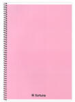 Fortuna Spirálfüzet vonalas FORTUNA Monocolor A/4 70 lapos pasztell rózsaszín (01.02141) - fotoland