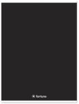 Fortuna Füzet kockás FORTUNA Monocolor A/4 32 lapos 87-32 fekete (01.08652) - fotoland