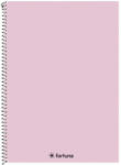 Fortuna Spirálfüzet kockás FORTUNA Monocolor A/4 70 lapos pasztell rózsaszín (01.08679) - fotoland