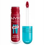 NYX Cosmetics Nyx Lip IV Hydrating Gloss Szérum szájfény 11 Red-Y. Set. Wet! 5 ml
