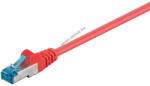 Goobay CAT 6A hálózati kábel S/FTP 10m piros LSZH