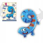  Ouda Party Rajzfilm stílusú számokkal ellátott lufi 40 cm