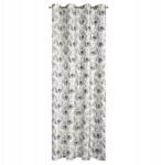 Eurofirany Függöny készre szerelve Citromfű 140x250 fehér, gesztenyelevél (ZAS/MELISA/B+MU 140X250 PRZEL)