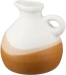  „Cremaldo homok és krém színű porcelán váza - 9 cm