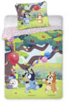 Bluey Garden Party gyerek, ovis ágyneműhuzat 100×135cm, 40×60 cm (BRM022881) - aztadejo