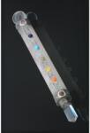  Bagheta cuart - 7 chakre - varf cuart - sfera cuart - 17.5 cm