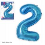  Ouda Party -Kék alumínium digitális lufi 100cm 2-es