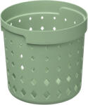 Plast Team Tároló Kosár Kosár rendszerező kerek műanyag Seoul 1, 3L zöld (Seoul M okrągły)