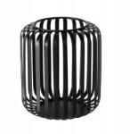 Boltze Fém Lampion Fekete Gyertyatartó Magasság 15 CM Átmérő 13 CM (2045504-BTE)