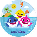 Nickelodeon Baby Shark papírtányér, party tányér 8 DARABOS, 23 cm FSC Nr2