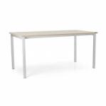 Rauman Univerzális asztal fém lábakkal 160 x 80 cm, fehér kőris