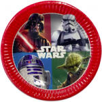 George Lucas Star Wars Dark Force papírtányér 8 DARABOS 20 cm Nr5