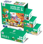 Panda Juniors - Level Up puzzle - 2 szint - 9/12/16/20 db-os puzzle